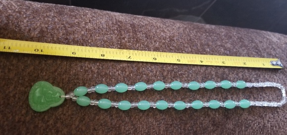 🌈Jade /Suet  Buddha Lucky Necklace - Picture 3 of 8